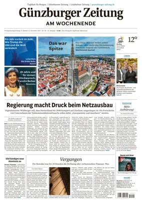 Cover of Guenzburger Zeitung