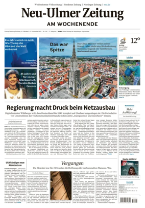 Cover of Neu-Ulmer Zeitung