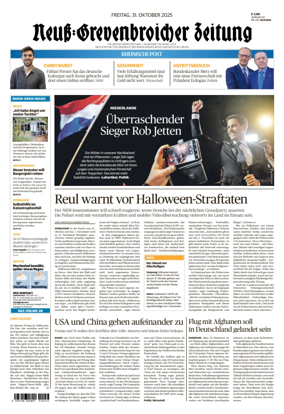 Cover of Neuss-Grevenbroicher Zeitung Neuss