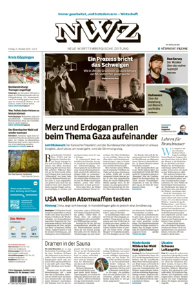 Cover of NWZ  (Göppinger Kreisnachrichten)
