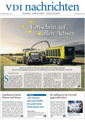 Cover of VDI Nachrichten