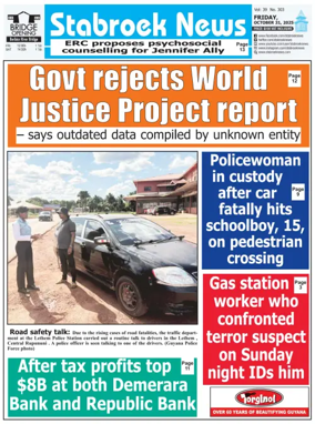 Cover of Stabroek News