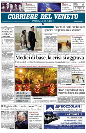 Cover of Corriere del Veneto (Padova e Rovigo)