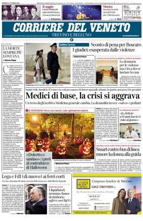 Cover of Corriere del Veneto (Treviso e Belluno)