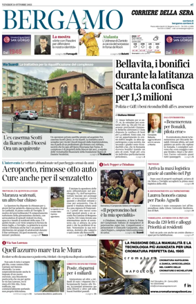 Cover of Corriere della Sera (Bergamo)