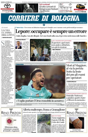 Cover of Corriere di Bologna