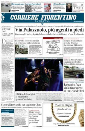 Cover of Corriere Fiorentino