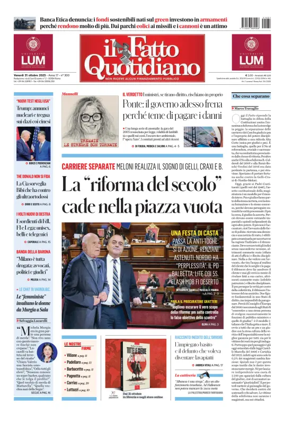 Cover of Il Fatto Quotidiano