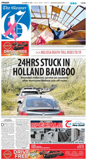 Cover of Jamaica Gleaner