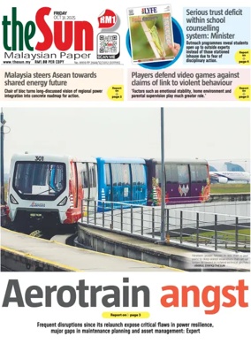 Cover of The Sun (Malaysia)