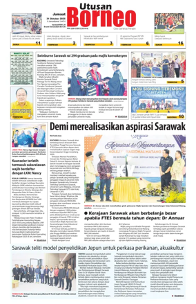 Cover of Utusan Borneo (Sarawak)
