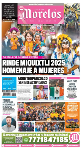 Cover of Diario de Morelos