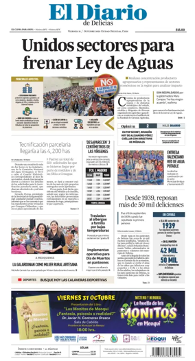 Cover of El Diario de Delicias