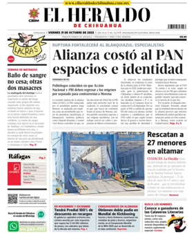 Cover of El Heraldo de Chihuahua