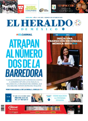 Cover of El Heraldo de Mexico
