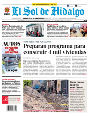 Cover of El Sol de Hidalgo