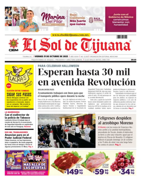 Cover of El Sol de Tijuana
