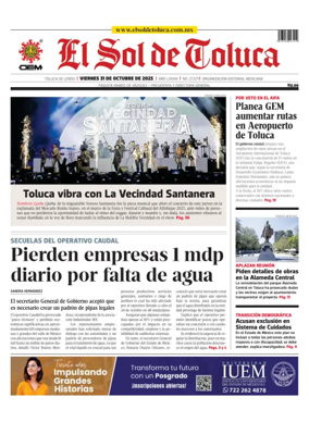 Cover of El Sol de Toluca