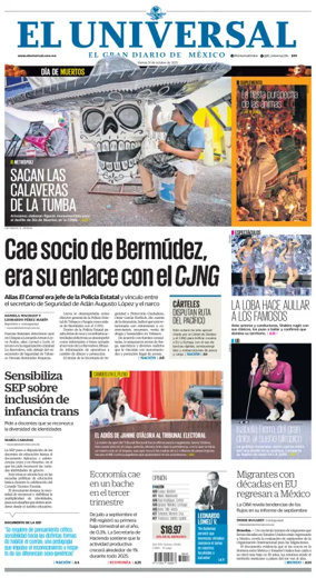 Cover of El Universal