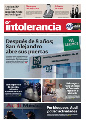 Cover of Intolerancia Diario