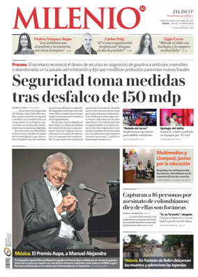 Cover of Milenio Jalisco