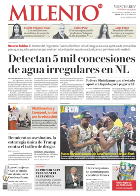 Cover of Milenio Monterrey
