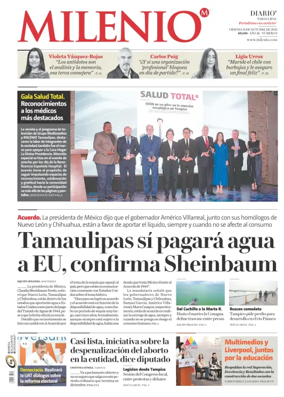Cover of Milenio Tamaulipas