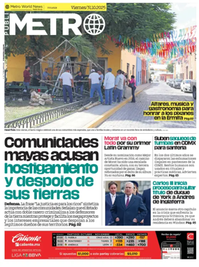 Cover of Publimetro Quintana Roo