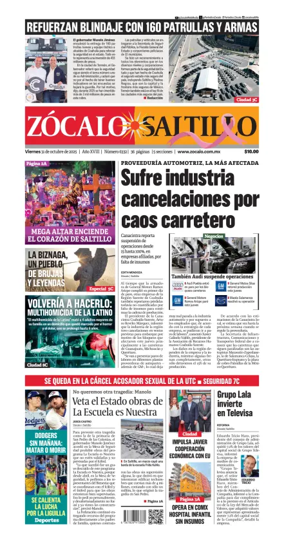 Cover of Zócalo Saltillo
