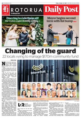 Cover of Rotorua Daily Post