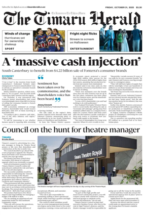 Cover of The Timaru Herald