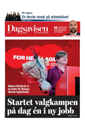 Cover of Dagsavisen