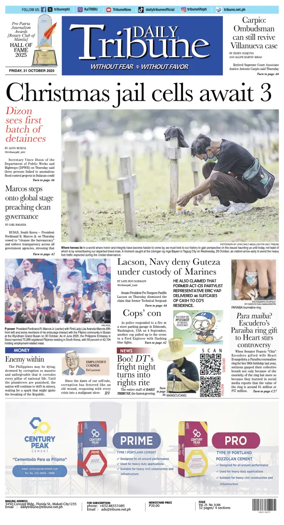 Cover of Daily Tribune (Philippines)