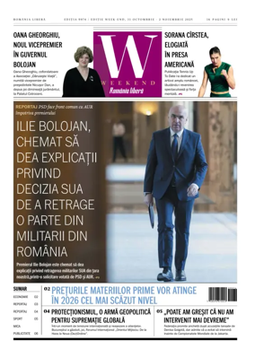 Cover of Romania Libera - Friday Edition