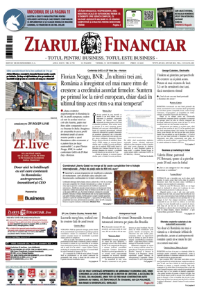 Cover of Ziarul Financiar