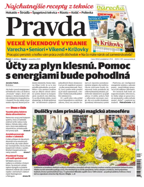 Cover of Pravda of Slovakia