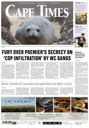 Cover of Cape Times