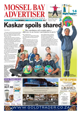 Cover of Mossel Bay Advertiser
