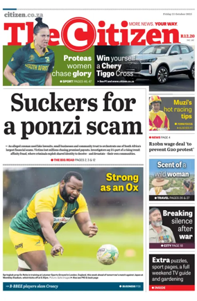 Cover of The Citizen (KZN)