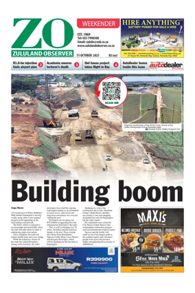 Cover of Zululand Observer - Weekender