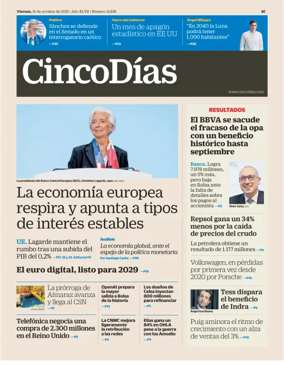Cover of Cinco Días
