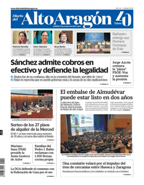 Cover of Diario del Alto Aragón