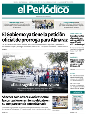 Cover of El Periódico Extremadura
