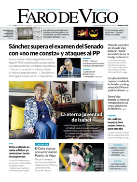 Cover of Faro de Vigo