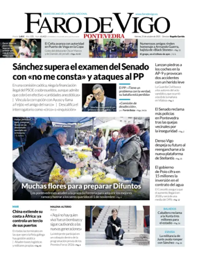 Cover of Faro de Vigo (Pontevedra)