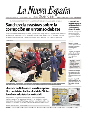 Cover of La Nueva España (Cuencas)