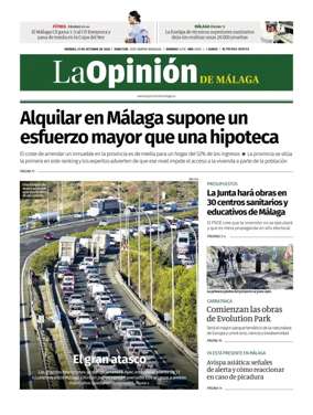 Cover of La Opinión de Málaga