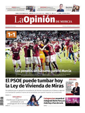 Cover of La Opinión de Murcia