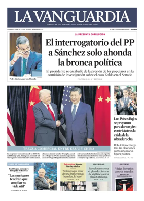 Cover of La Vanguardia