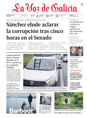 Cover of La Voz de Galicia (Arousa)